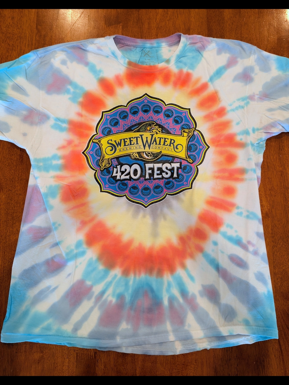 Sweet Water 420 Fest 2022 Tie-Dye Mens T-Shirt - Goose, Trey, Oysterhead, JRAD